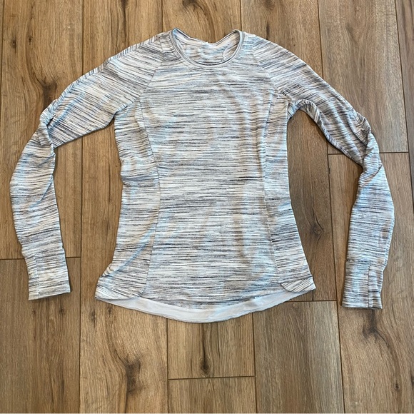Lululemon Runderful Long Sleeve - Size 6 - Space Dye Camo - Picture 2 of 14